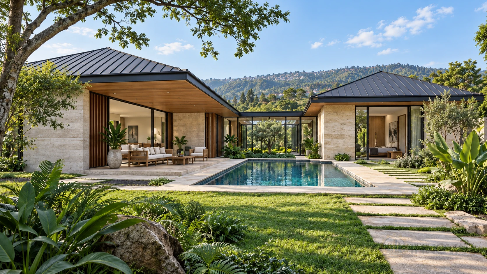 Maison Pavillons — perspective