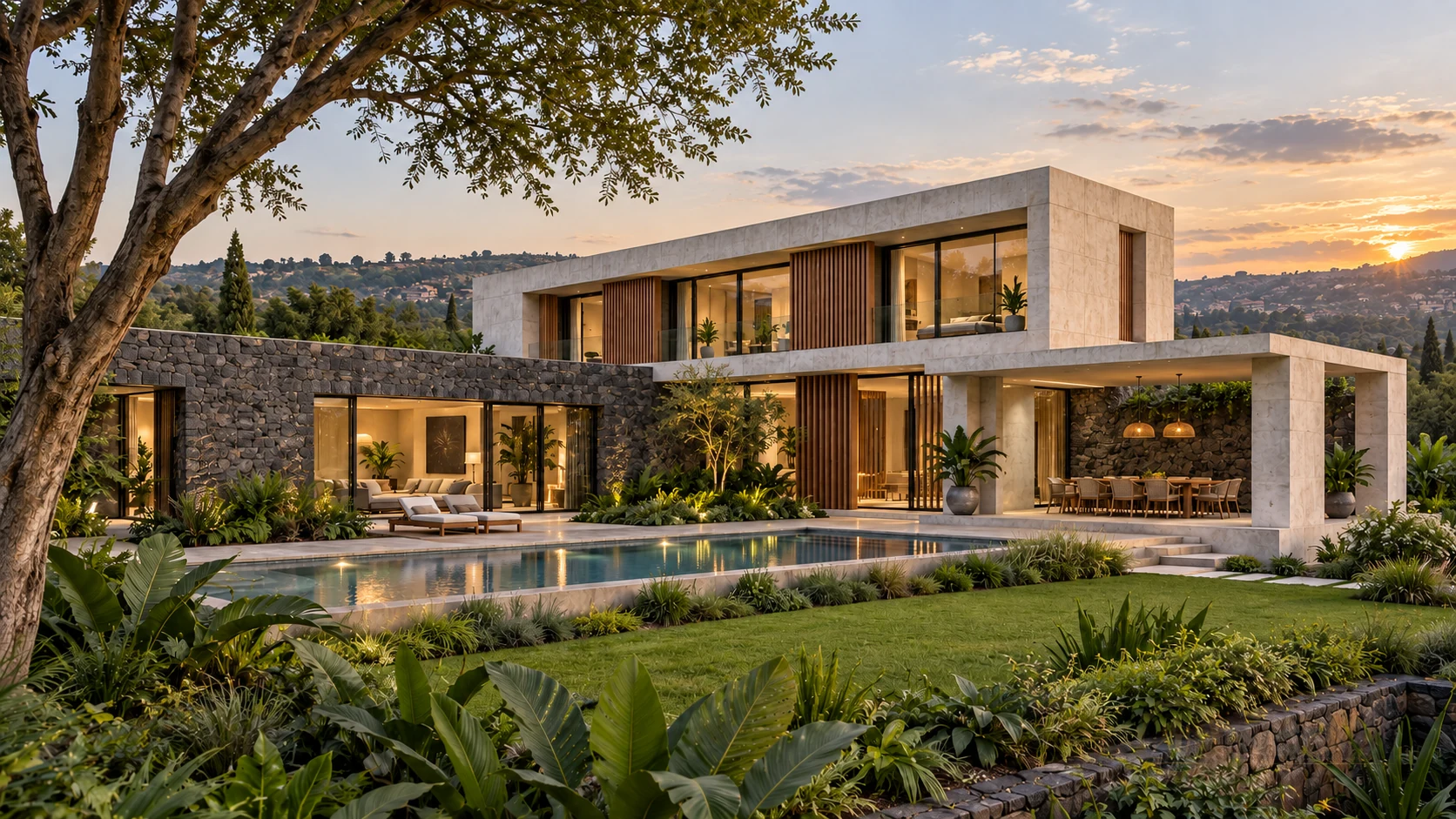 Villa Patio — perspective