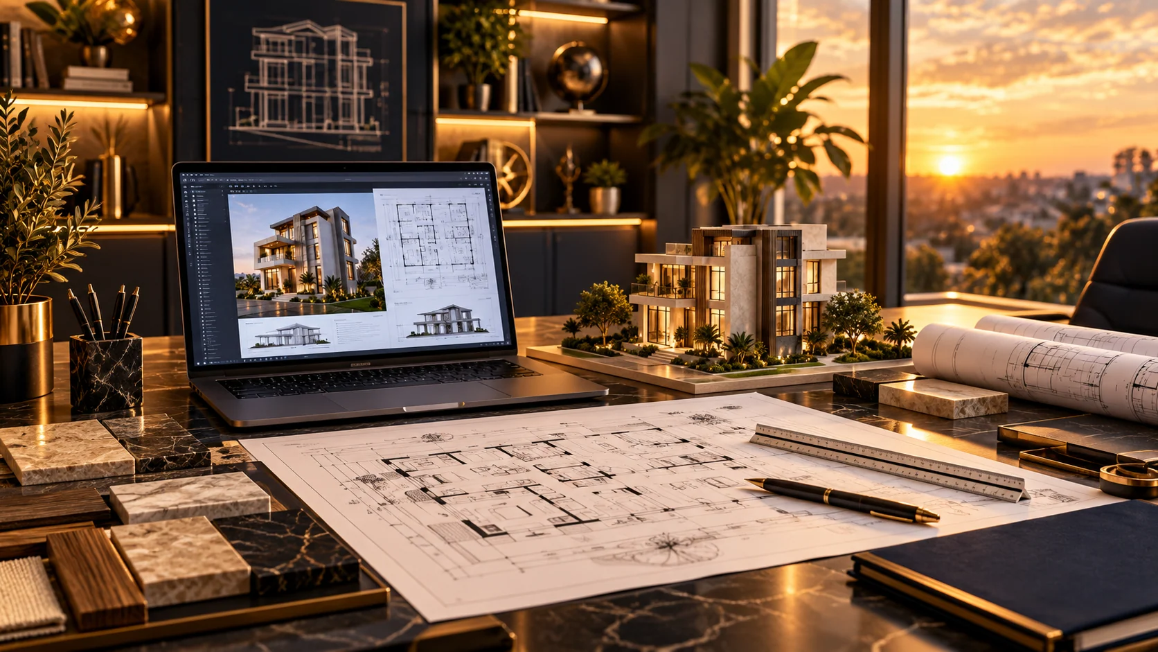 Design & project studies illustration